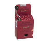 THE REPLICANT - Caja de música navideña en Manivela, color rojo