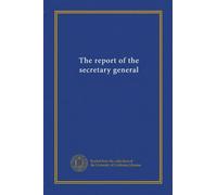 The report of the secretary general