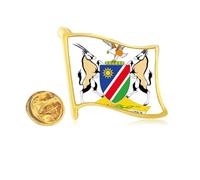 The Republic Nabia Afcountry - Pin de solapa de metal dorado
