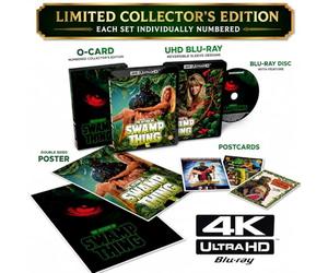 The Return of Swamp Thing Limited Collector's Edition 4K Ultra HD Blu-ray - Numbered O-Card Slipcase - Region Free UHD - Poster, Postcards & Reversible Sleeve