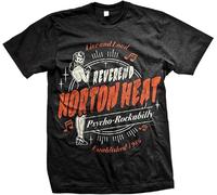 The Reverend Horton Heat Live and Loud T Shirt Black Men's
