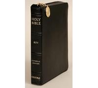 The Revised Standard Version Catholic Bible, Compact Edition, Zipper Duradera: Revised Standard Version, Catholic Edition Black, Zipper Duradera