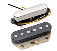 The Revival Pickups RPT1 TG Specials Vintage Alnico 3 Pastillas Telecaster Set para Guitarra Eléctrica tipo Tele, Nickel