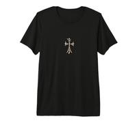 The Rhombus Pave Diamonds Gold Cross Camiseta Premium