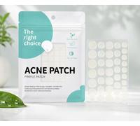 The Right Choice - Parches faciales hidrocoloides, parches adhesivos invisibles para el cuidado de la piel para uso diario y nocturno, soporte suave para la piel, 36 unidades