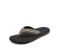 REEF The Ripper, Flip-Flop Hombre, Black/Tan, 47 EU