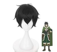 The Rising of the Shield Hero Naofumi Iwatani Black Wig Cosplay disfraz Tate no Yuusha no Nariagari pelucas de pelo resistentes al calor MZ-1131B