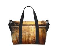 The River - Bolsa de viaje para artículos personales, bolsa de equipaje de entrenamiento, ligera, impermeable, deportiva, gimnasio, cañas de The River, bolsa de fin de semana para mujeres y hombres,