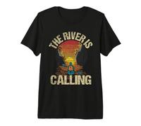 The River Is Calling - Divertido Kayak Camiseta Premium