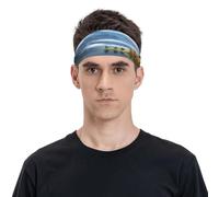 The River Mountains - Diadema deportiva unisex, transpirable y húmeda, adecuada para correr, ciclismo, yoga, esperar deportes