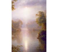 The River of Light (El Rio de Luz) - Frederic Edwin Church - Notebook: 120 Lined Pages 6" x 9" Journal Diary Notepad