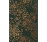 The River Reflection Journal: 120-Page Lined Notebook with Left-Side River and Water Lily Borders