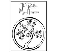The Road to My Happiness: Gratitude & Self-Care Journal with Coloring Pages for Stress Relief and Mindfulness