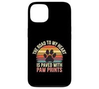 The Road To My Heart Is Paved with Paw Prints - Carcasa para iPhone 13