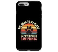 The Road To My Heart Is Paved with Paw Prints - Carcasa para iPhone 7 Plus/8 Plus