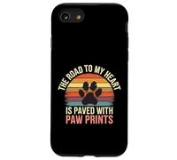 The Road To My Heart Is Paved with Paw Prints - Carcasa para iPhone SE (2020) / 7/8