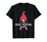 The Road Tripping Gnomo Navidad Navidad Familia a Juego Divertido Camiseta