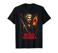 The Rocker Grandma - Diseño divertido para abuelas Camiseta