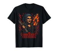 The Rocker Grandma - Diseño divertido para abuelas Camiseta