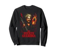 The Rocker Grandma - Diseño divertido para abuelas Sudadera