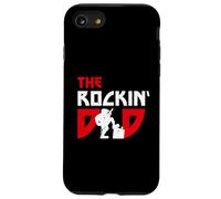 The Rockin' Dad Guitarrista Guitarra Heavy Metal Papá Padre Carcasa para iPhone SE (2020) / 7/8