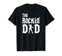 The Rocking Dad Guitarrista Guitarra Música Rock Papá Padre Camiseta