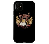 The Rocking Santa Christmas Rock Guitar Santa Claus Carcasa para iPhone 11