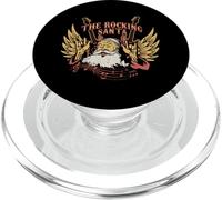 The Rocking Santa Christmas Rock Guitar Santa Claus PopSockets PopGrip para MagSafe