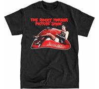 The Rocky Horror Picture Show - Camiseta de manga corta unisex con cuello redondo, Negro , XL