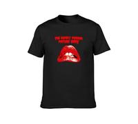 The Rocky Horror Picture Show Unisex 100% Cotton Short-Sleeve T-Shirts Black XXL
