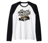 The Rodfather | Amante de los coches Hot Rod | Muscle Car clásico Camiseta Manga Raglan