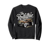 The Rodfather | Amante de los coches Hot Rod | Muscle Car clásico Sudadera