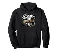 The Rodfather | Amante de los coches Hot Rod | Muscle Car clásico Sudadera con Capucha