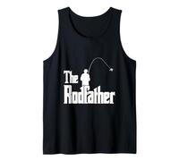 The Rodfather - Mar y Agua Dulce Pesca con Mosca Dad/Fathers Day Camiseta sin Mangas