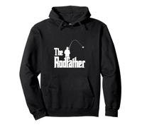 The Rodfather - Mar y Agua Dulce Pesca con Mosca Dad/Fathers Day Sudadera con Capucha