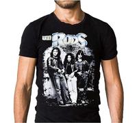 The Rods Fashion Unisex 100% Cotton Short-Sleeve T-Shirts Black L