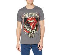The Rolling Stone 40 Licks - Camiseta de manga corta para hombre, color gris (charcoal), talla Medium