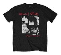 The Rolling Stone Photo Exile Camiseta Manga Corta, Negro, XL para Hombre