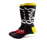 The Rolling Stones - Calcetines No Filter para Adultos Unisex (40,5 EU, 45,5 EU) (Negro, Amarillo)