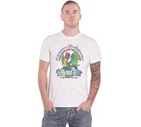 The Rolling Stones Camiseta 81 Tour Dragon Band Logo Nue oficial para hombre, color blanco, Blanco, S