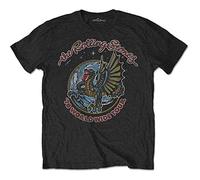 The Rolling Stones Hombre Dragon '78 (Back Print) Camiseta Not Applicable, Negro (Black Black), X-Large