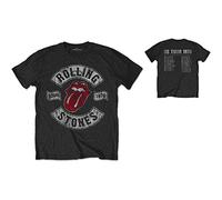 The Rolling Stones Hombre Us Tour 1978 (Back Print) Camiseta Not Applicable, Negro (Black Black), Large