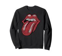 The Rolling Stones - Lengua vintage envejecida Sudadera
