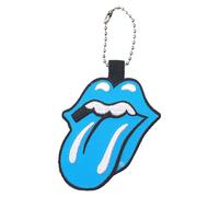 The Rolling Stones - Llavero Classic Tongue Diseño Parche de Doble Cara (Talla Única) (Azul)