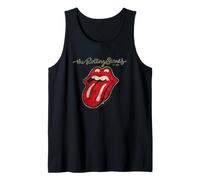 The Rolling Stones Music Band Vintage Tongue by Rock Off Camiseta sin Mangas