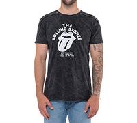 The Rolling Stones Snow Wash Tee: NYC '75 - X-Large - Black - Unisex