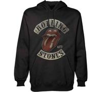 The Rolling Stones Sudadera con Capucha para Hombre, Negro, XL