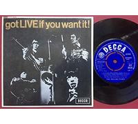 THE ROLLING STONES - THE ROLLING STONES got live if you want it, PICTURE SLEEVE 7 inch single, DFE 8620