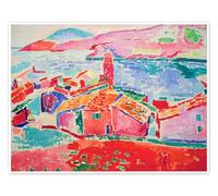 The Roofs of Collioure, 1905 Póster de Henri Matisse 40 x 30 cm Rojo Cuadros Decoración para la pared