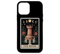 The Rook Chess Player Master Tarot Card Witchy Moon Carcasa para iPhone 12 Mini